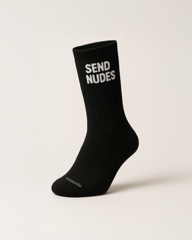 Send Nudes Crew Socks