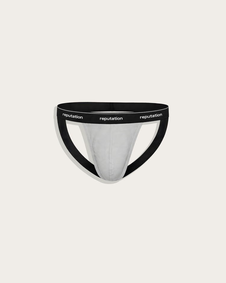 Reputation Signature Jock 01 in stone gray, flat lay